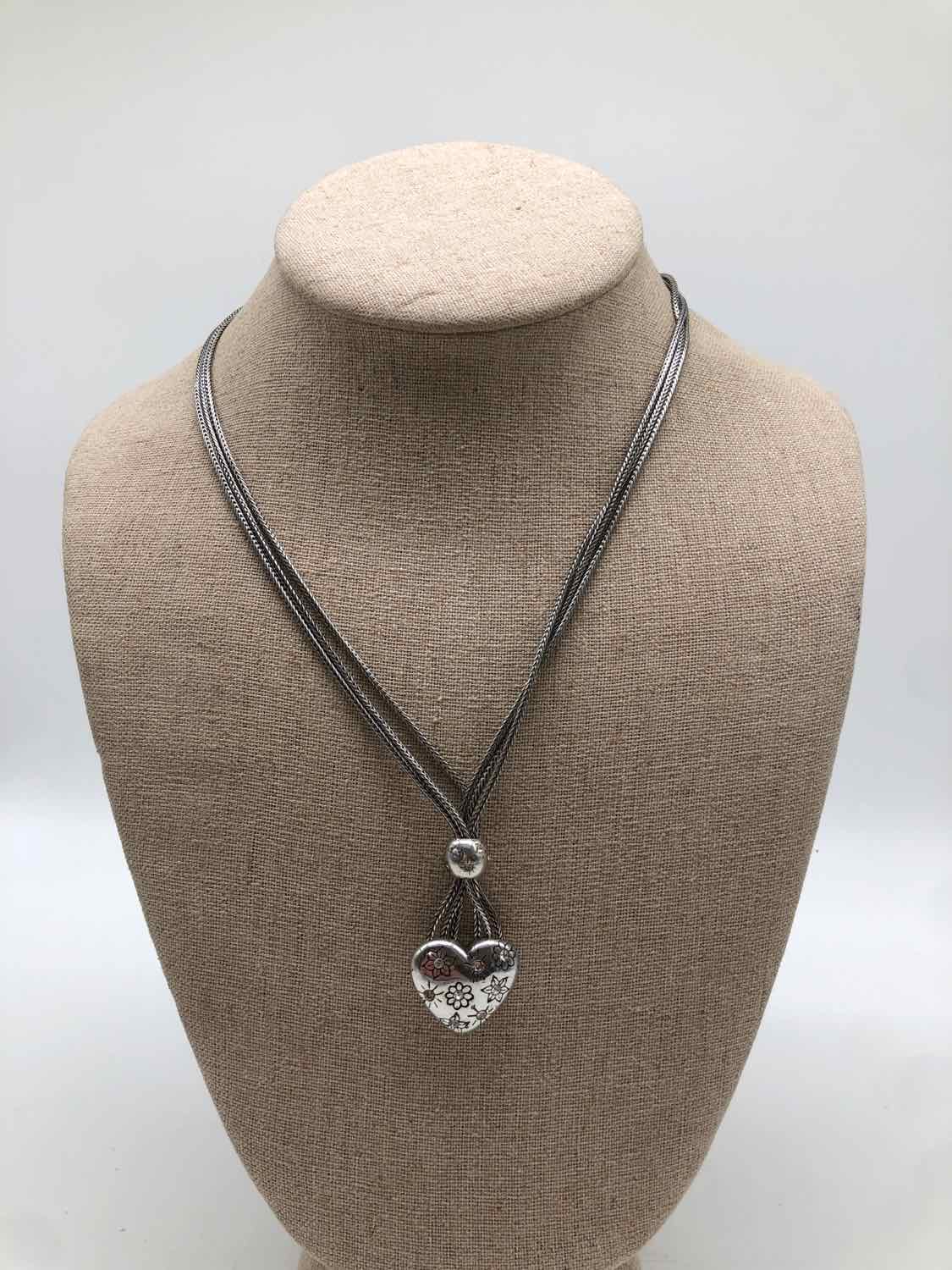 Brighton Silver Heart Pendant Necklace