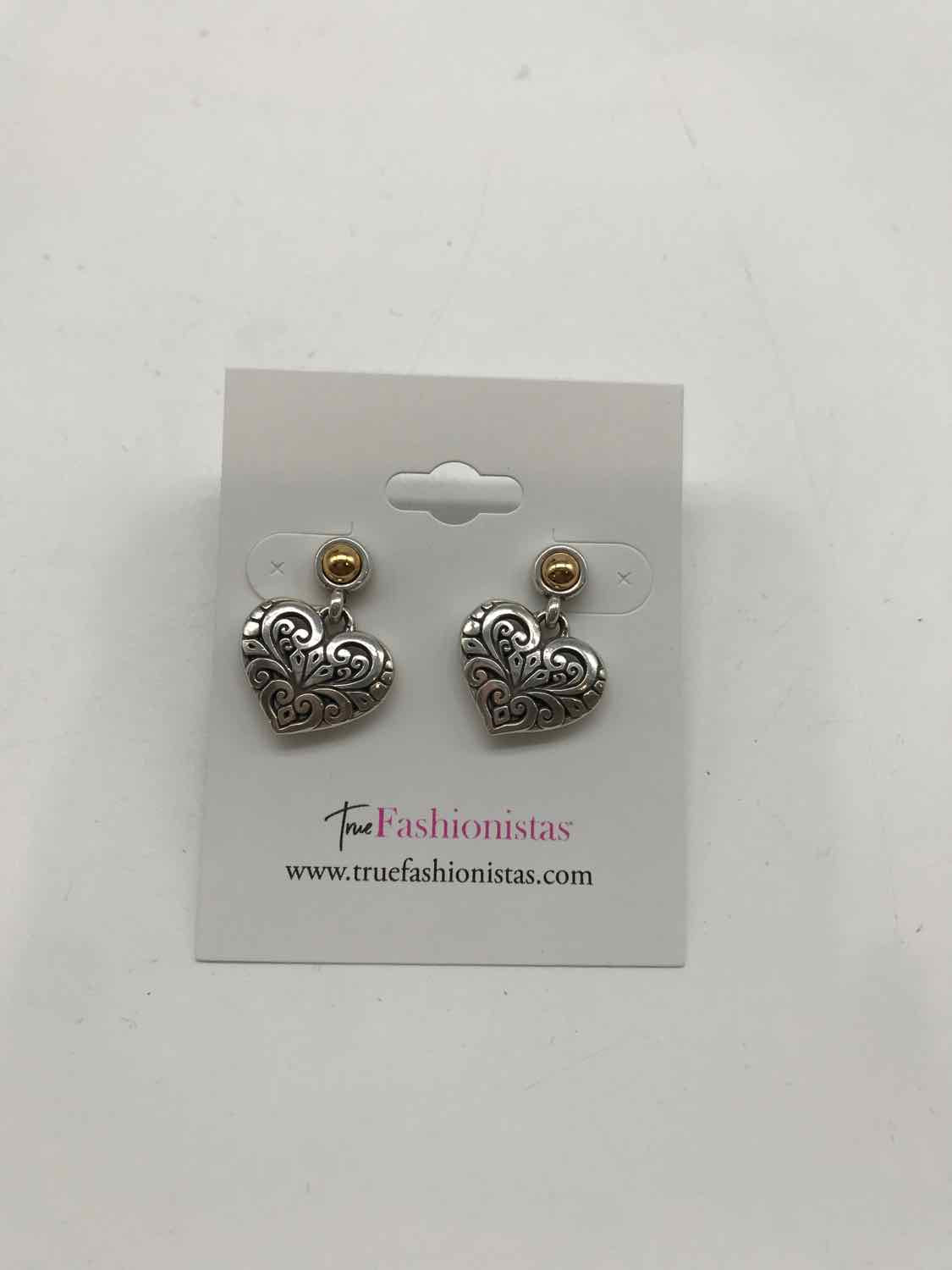 Brighton Silver Heart Stud Earring