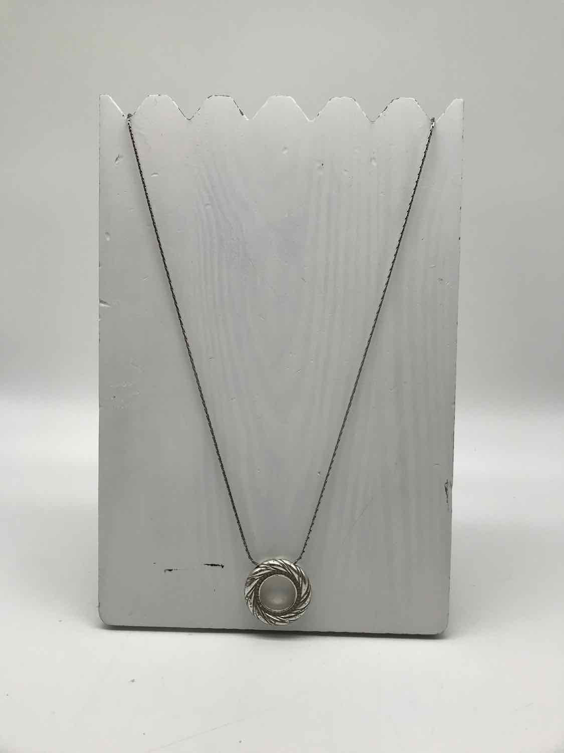 Brighton Silver Round Pendant Necklace