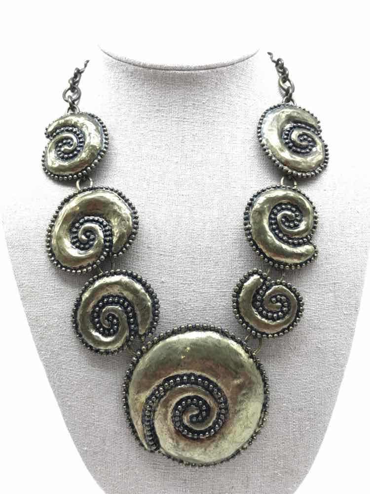 Bronze Chunky Chico's Statement Necklace