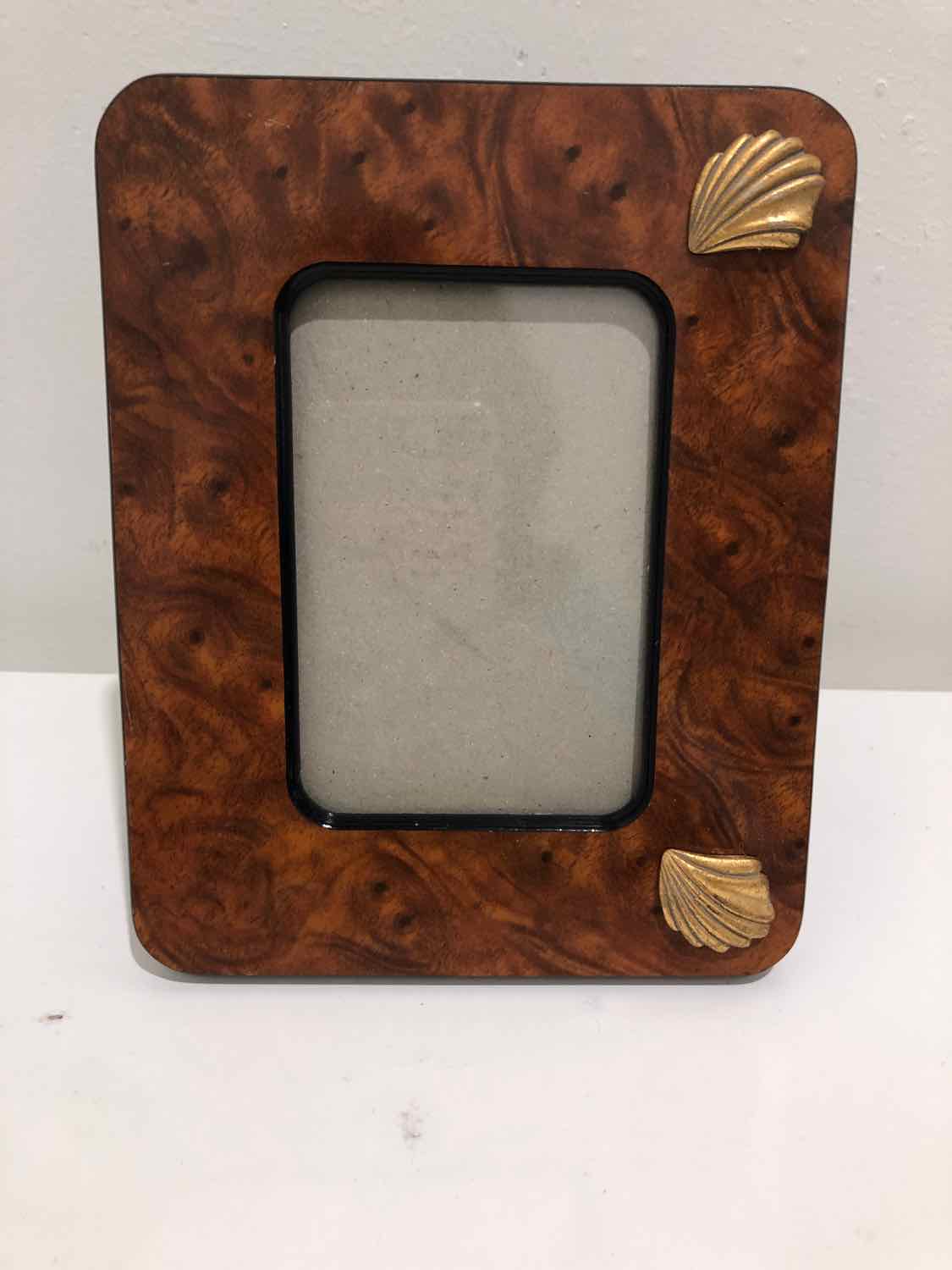 Brown Faux Burled Wood Look Picture Frame