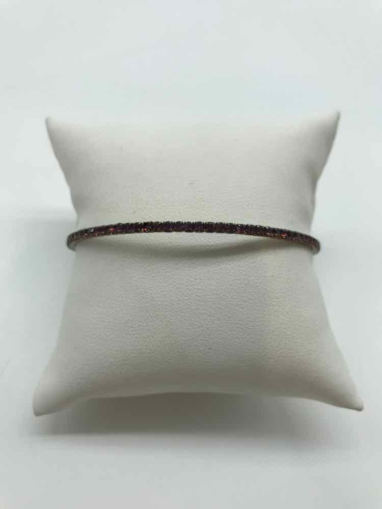 Brown Rhinestone Bangle