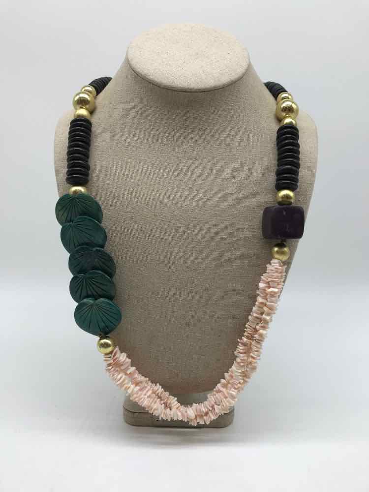 Brown Statement Chunky Necklace