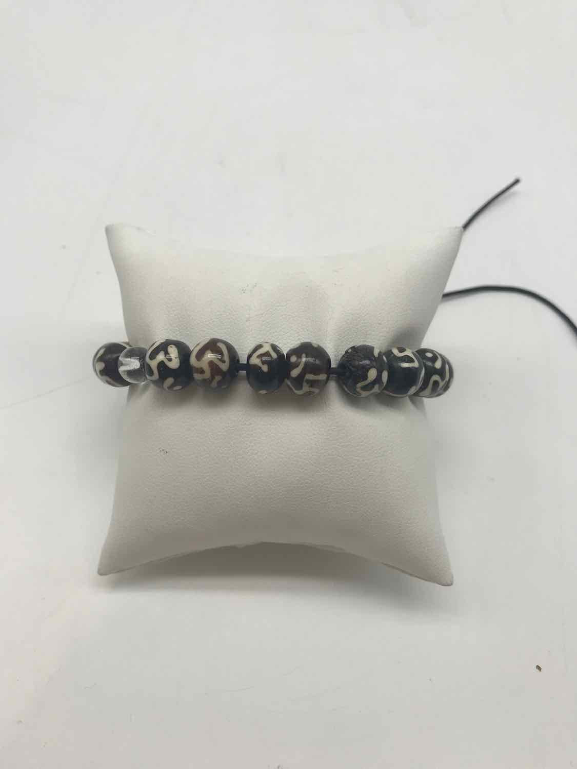 Brown Stone Stretchy Bracelet