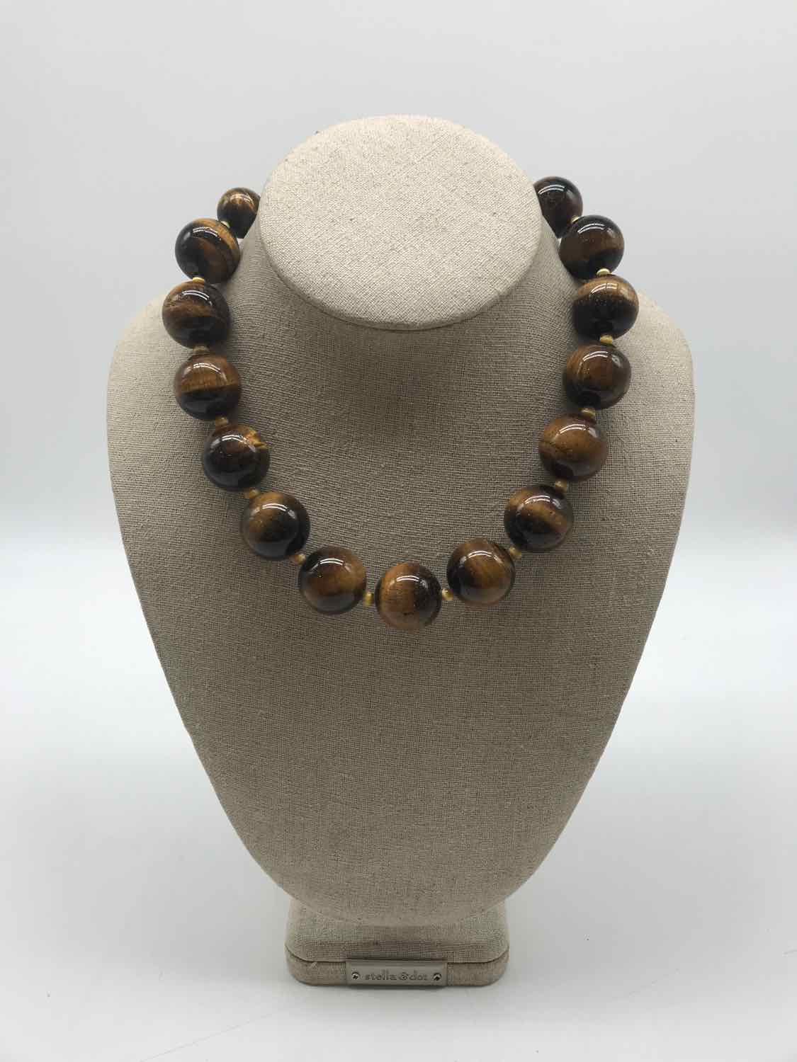 Brown Tiger Eye Choker Necklace