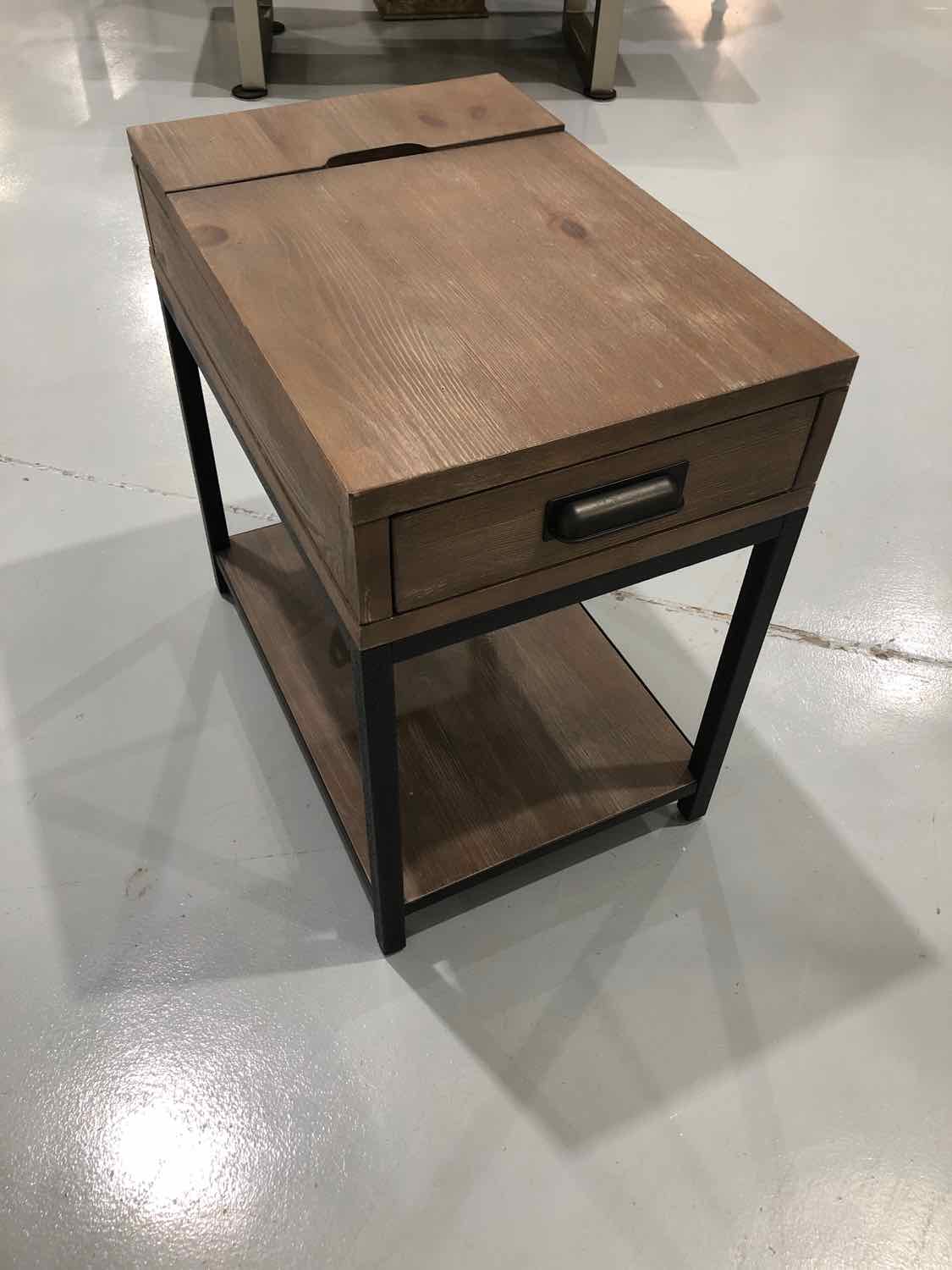 Brown Wood Living Room End Table