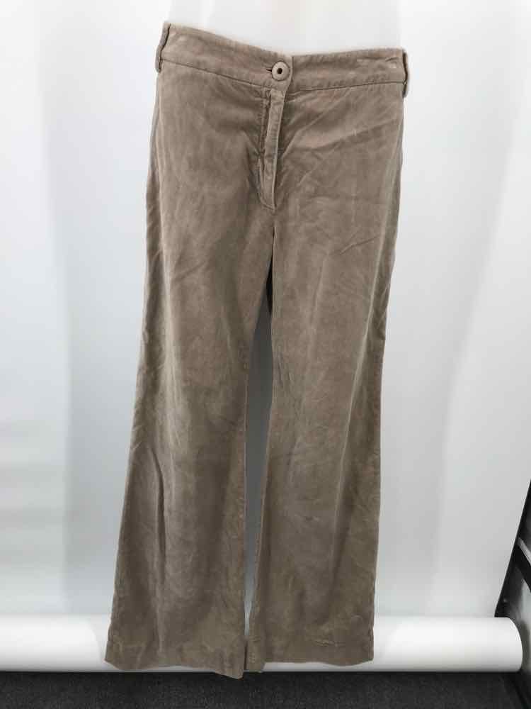 Brunello Cucinelli Tan Size 8 Cotton Textured Casual Pants