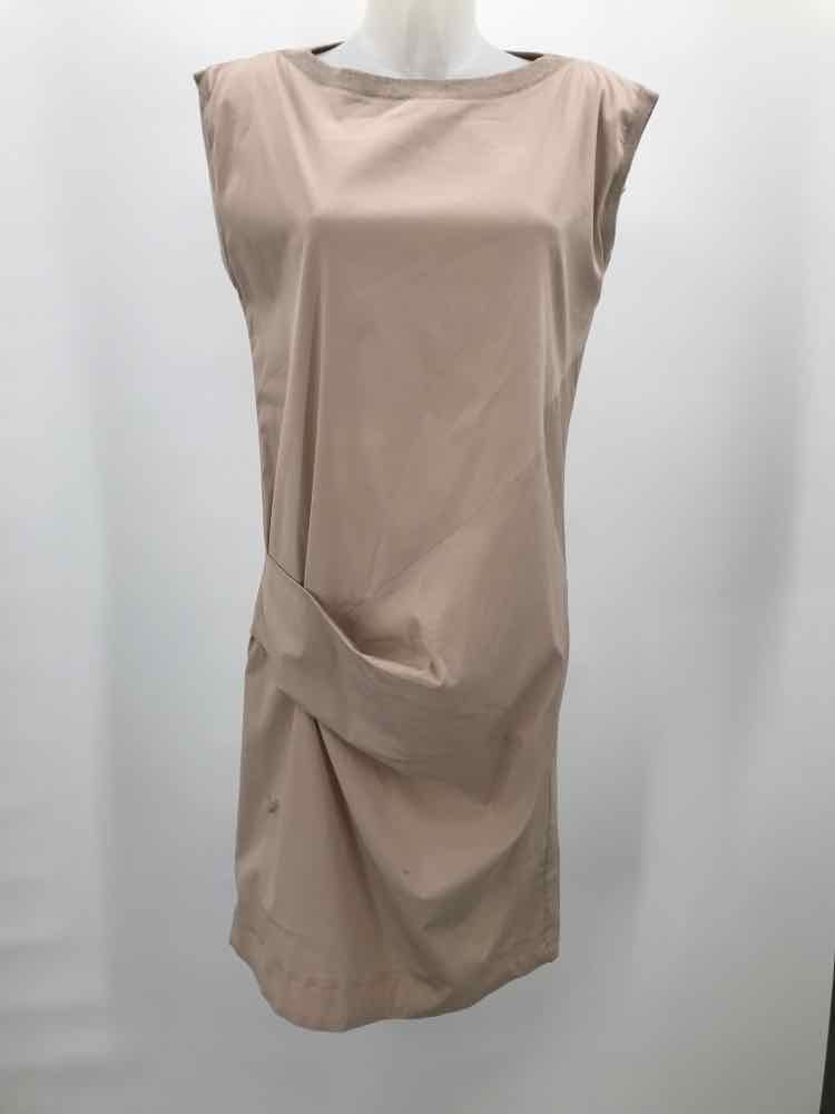 Brunello Cucinelli Tan Size Large Sleeveless Dress