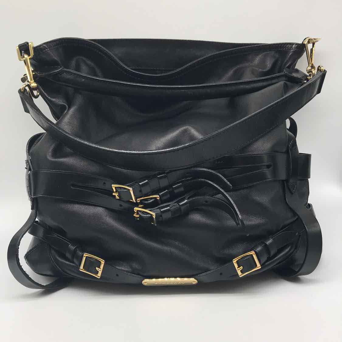 Burberry Black Leather Shoulder Shoulder Bag