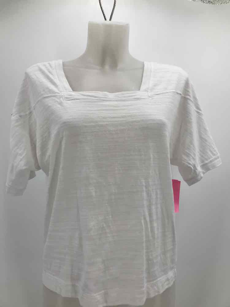 By Anthropologie White Size XS Square Neck Blouse