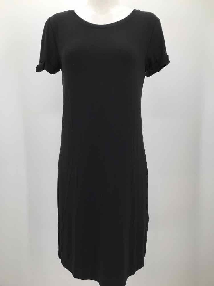 C&C California Black Size Small Knee Length Shirt Dress