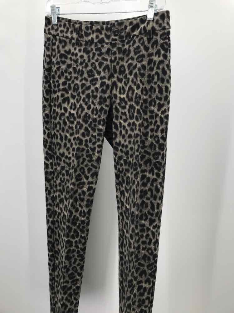 Cabi Grey Size 2 Animal Print Dress Pants