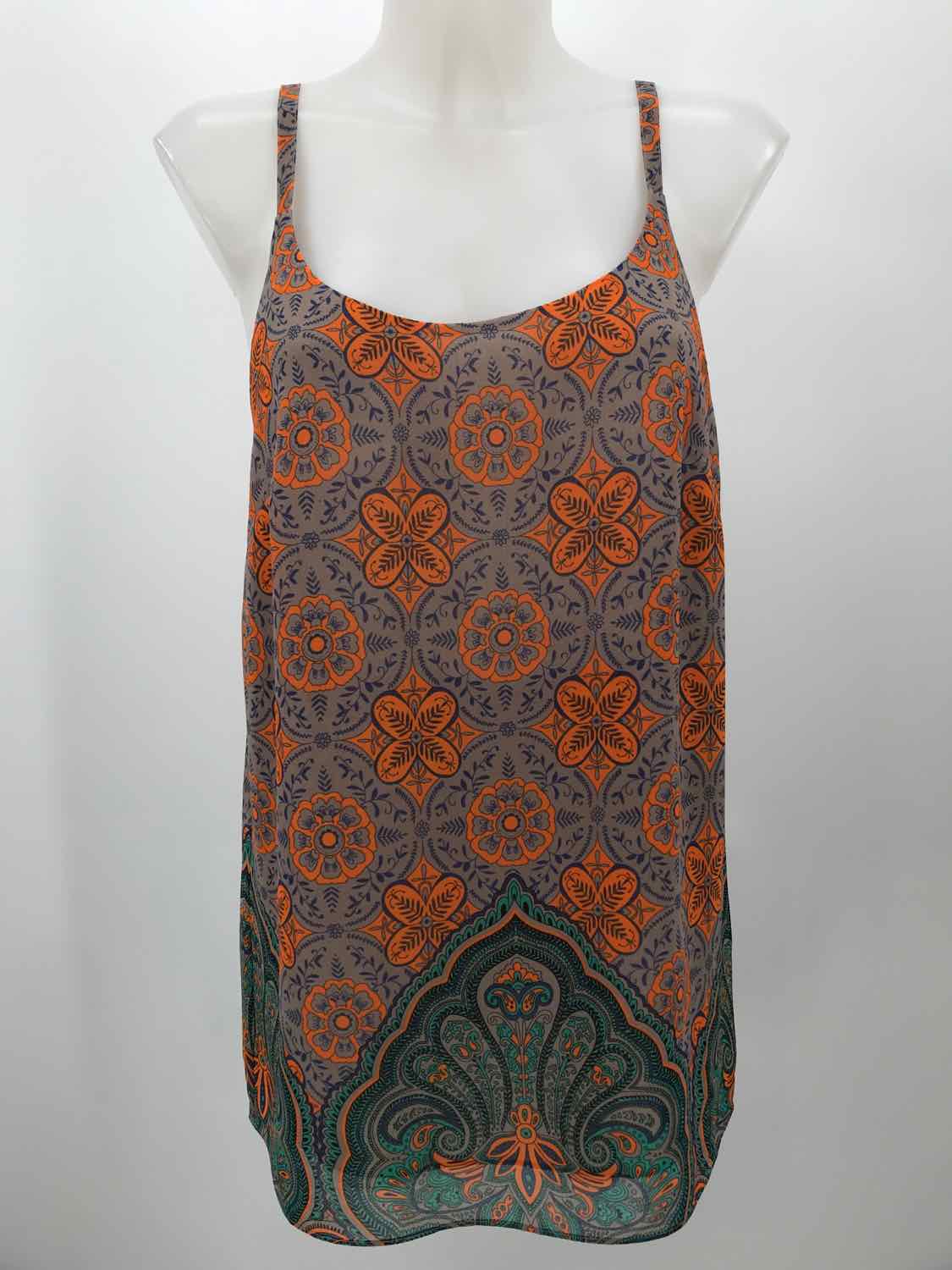 Cabi Grey Size Small Printed Tank Top