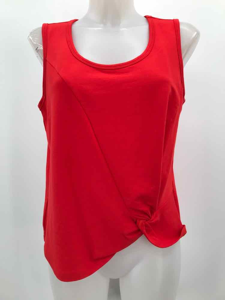 Cabi Red Size Small Scoop Neck Sleeveless Top