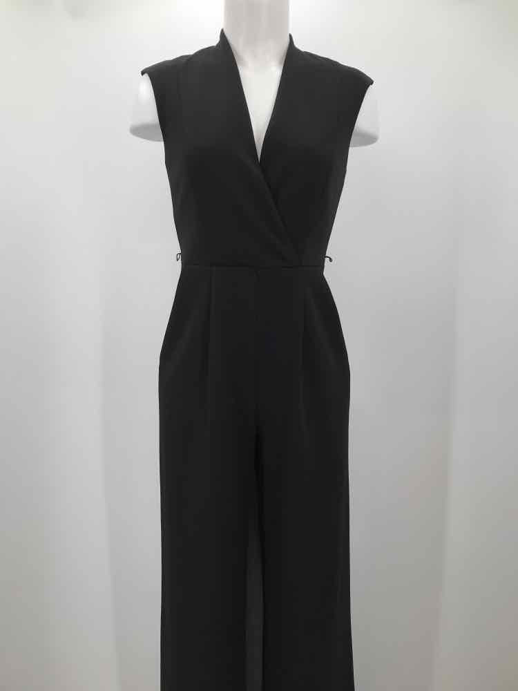 Calvin Klein Black Size 2 Suit Sleeveless Jumpsuit