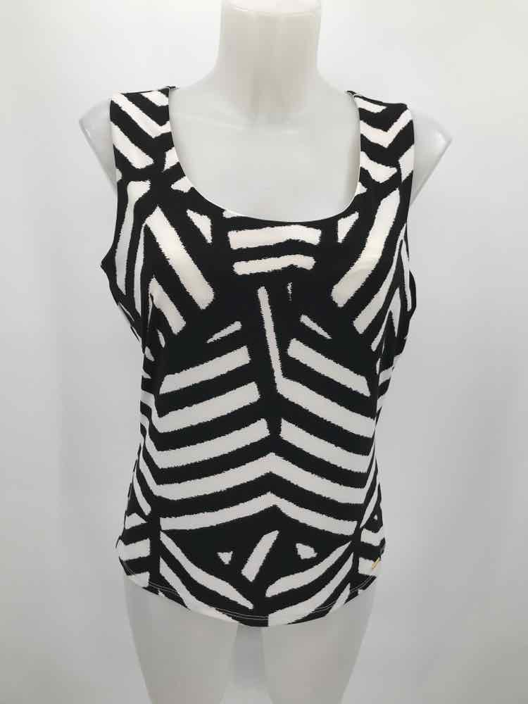 Calvin Klein Black Size Medium Printed Tank Top