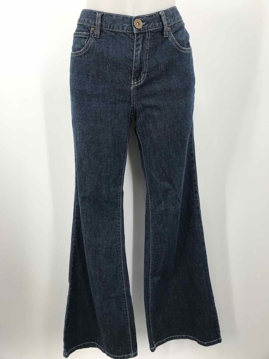 Calvin Klein Blue Size 8 Wide Leg Jeans