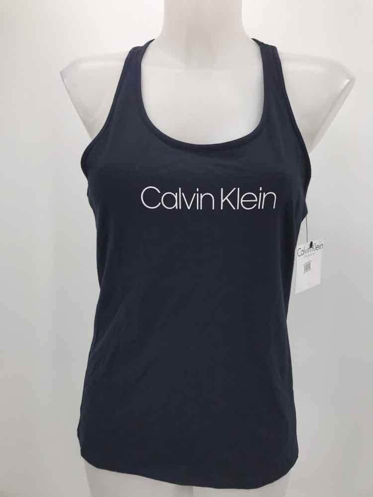 Calvin Klein Navy Size Medium Logo Tank Top