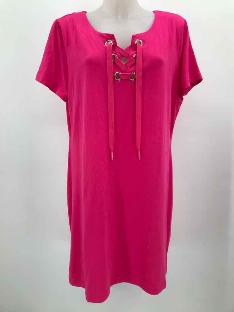 Calvin Klein Pink Size XL Lace Up Coverup