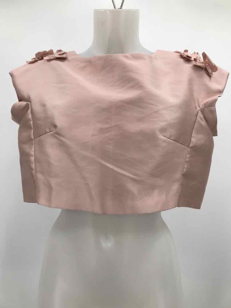 Carla Ruiz Pink Size 8 Cropped Blouse