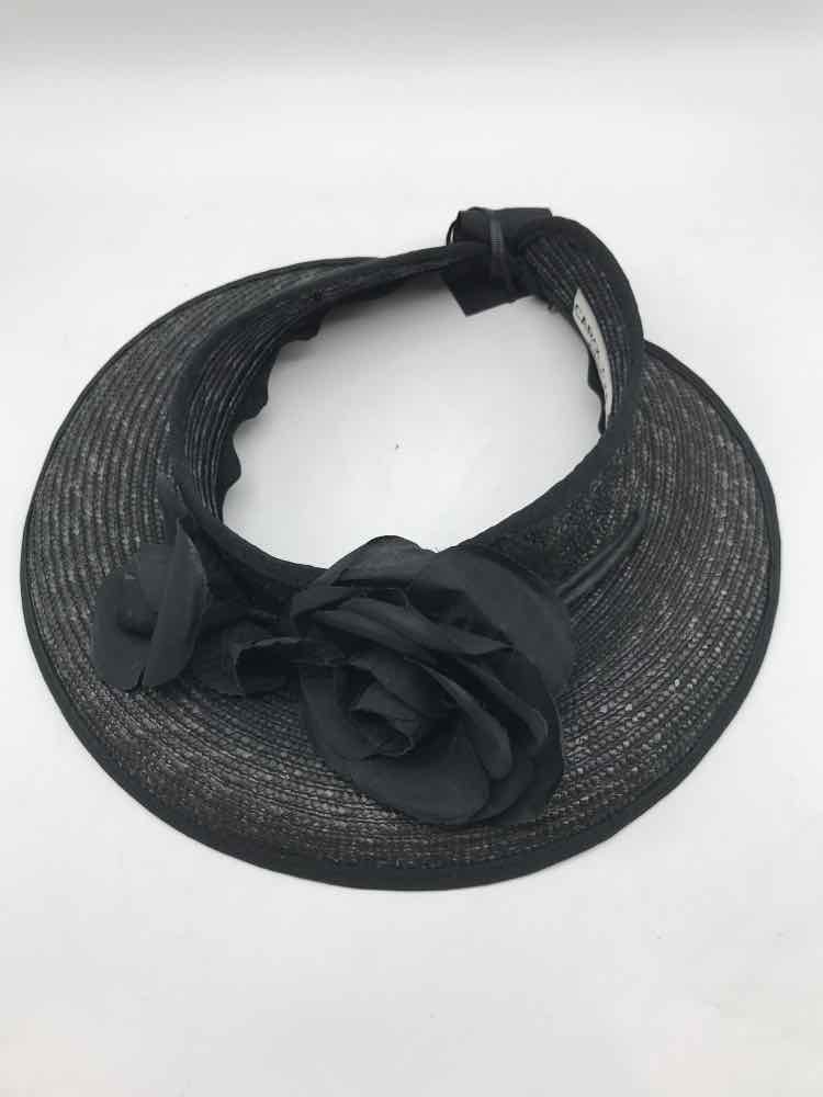 Carol Carr Black Size One Size Flowers Hats