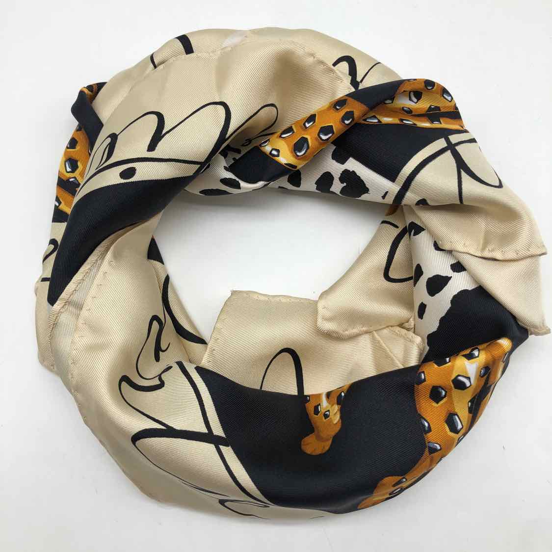 Cartier Ivory Graphic Scarves