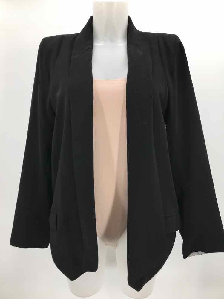 Cartonnier Black Size Medium Blazer Open Jacket