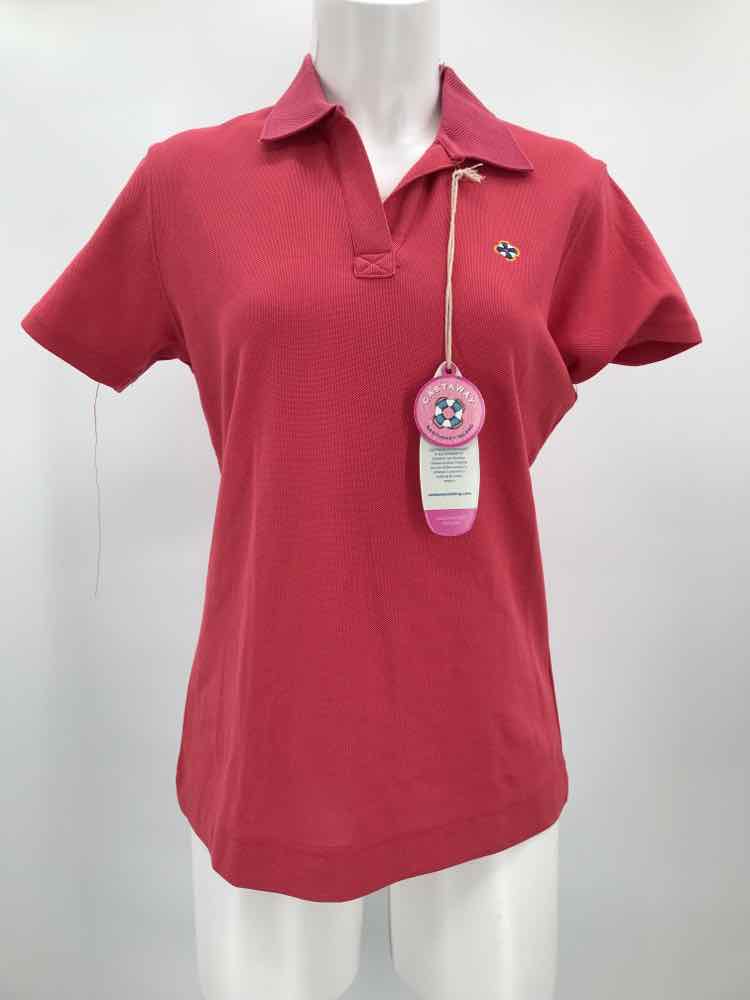 Castaway Red Size Large Polo