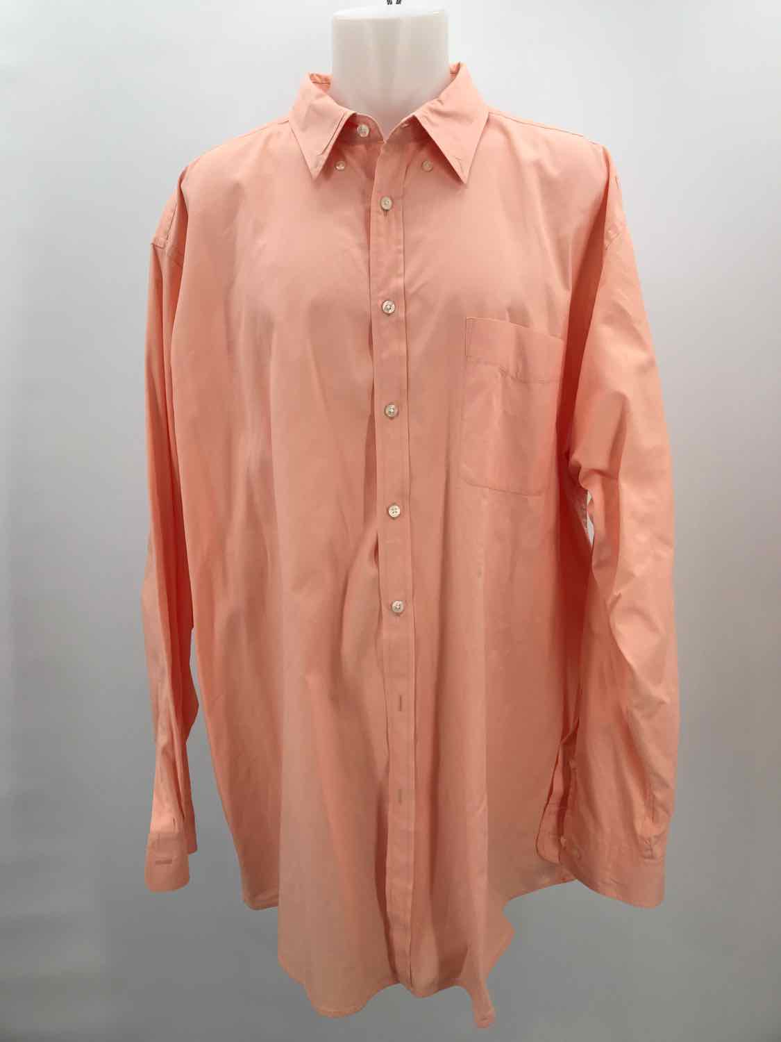 Casuals Orange 3XT Men's Button Down