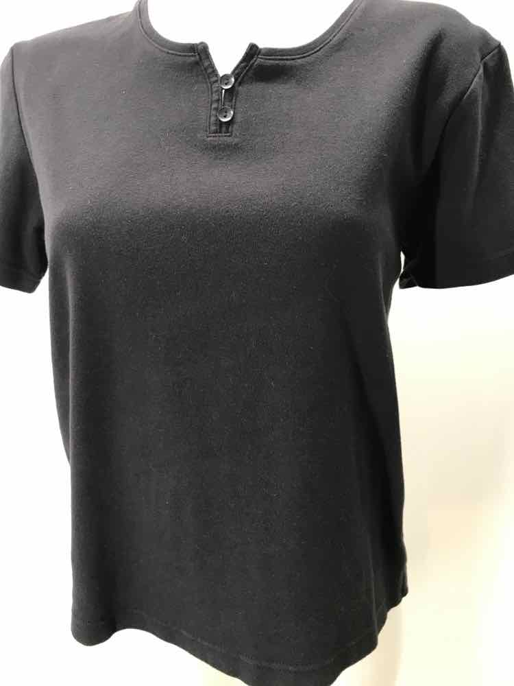 CB Collections Black Size Medium Cotton Blouse