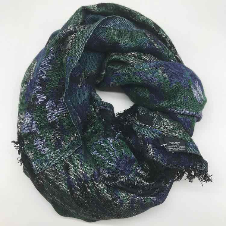 Cejon Navy Abstract Multicolor Scarves