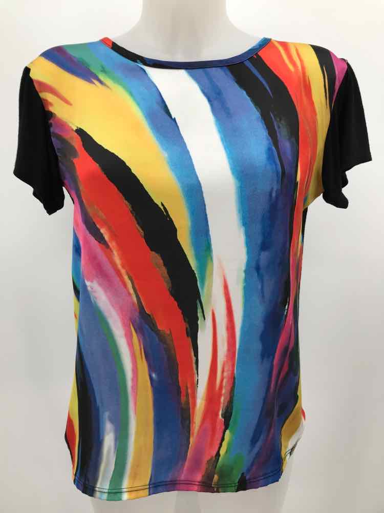 Cha Cha Vente Black Size Small Multicolor T-shirt