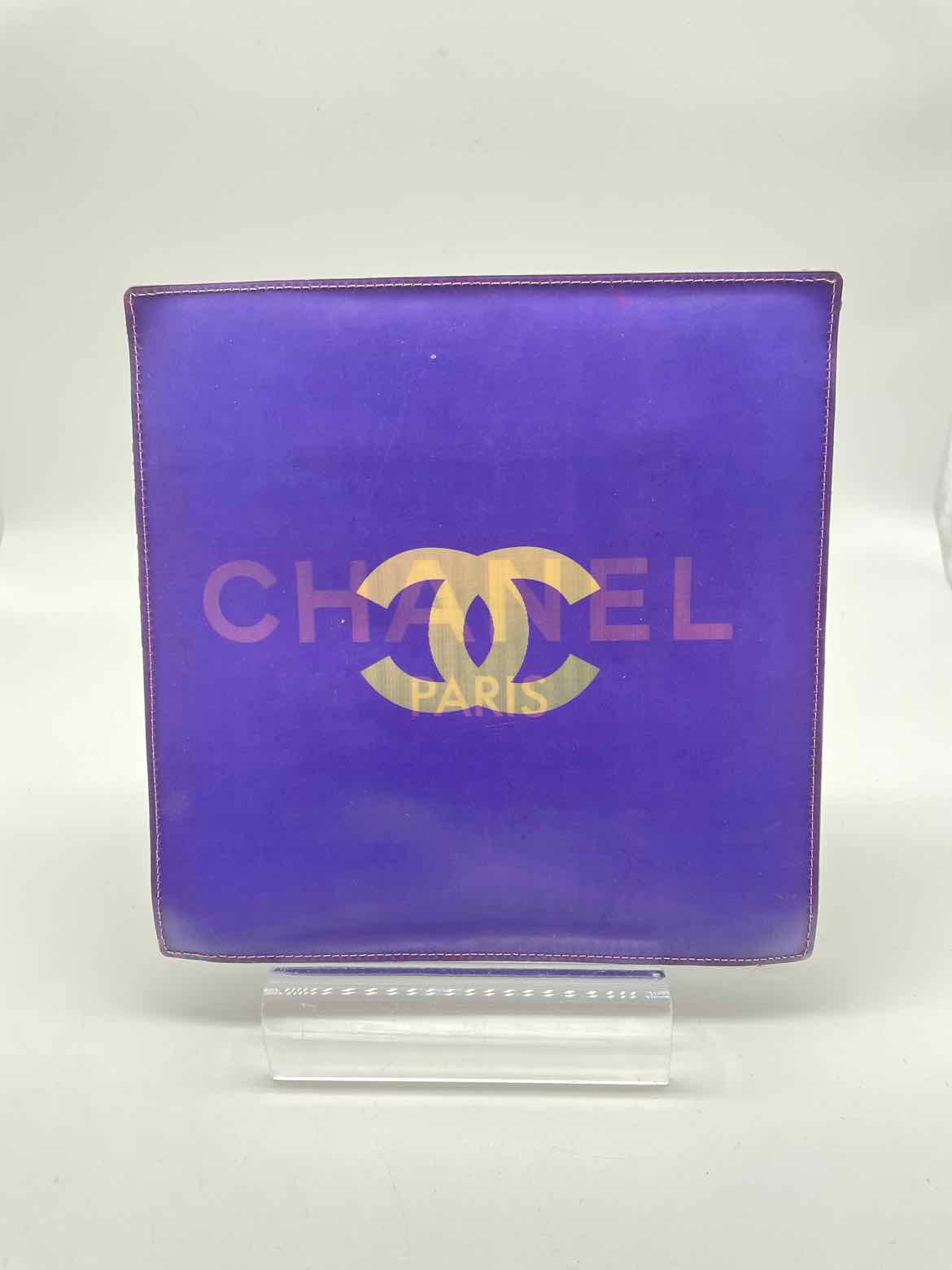 Chanel Purple Holographic Shoulder Bag