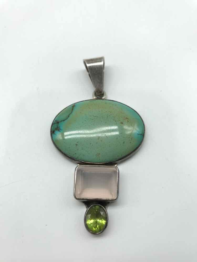 Charles Albert 925 Silver Semi Precious Pendant