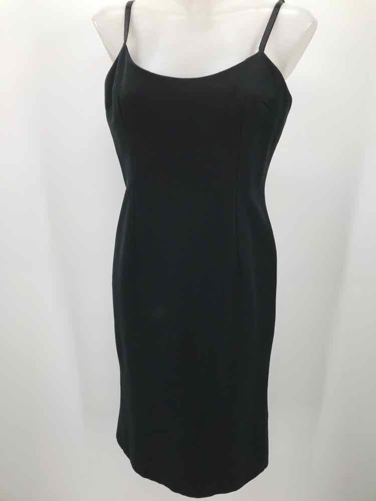 Charles Chang-lima Black Size 6 Knee Length Sleeveless Dress