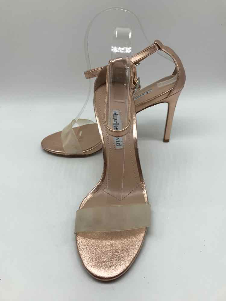 Charles David Pink Size 8 Strappy Heels