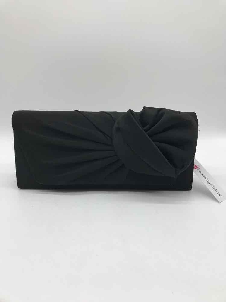 Charming Charlie Black Embellished Clutch Clutch