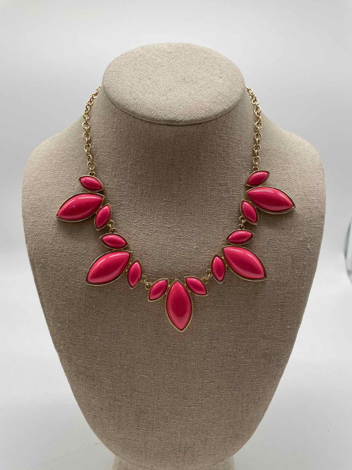 Charming Charlie Pink Stone Necklace