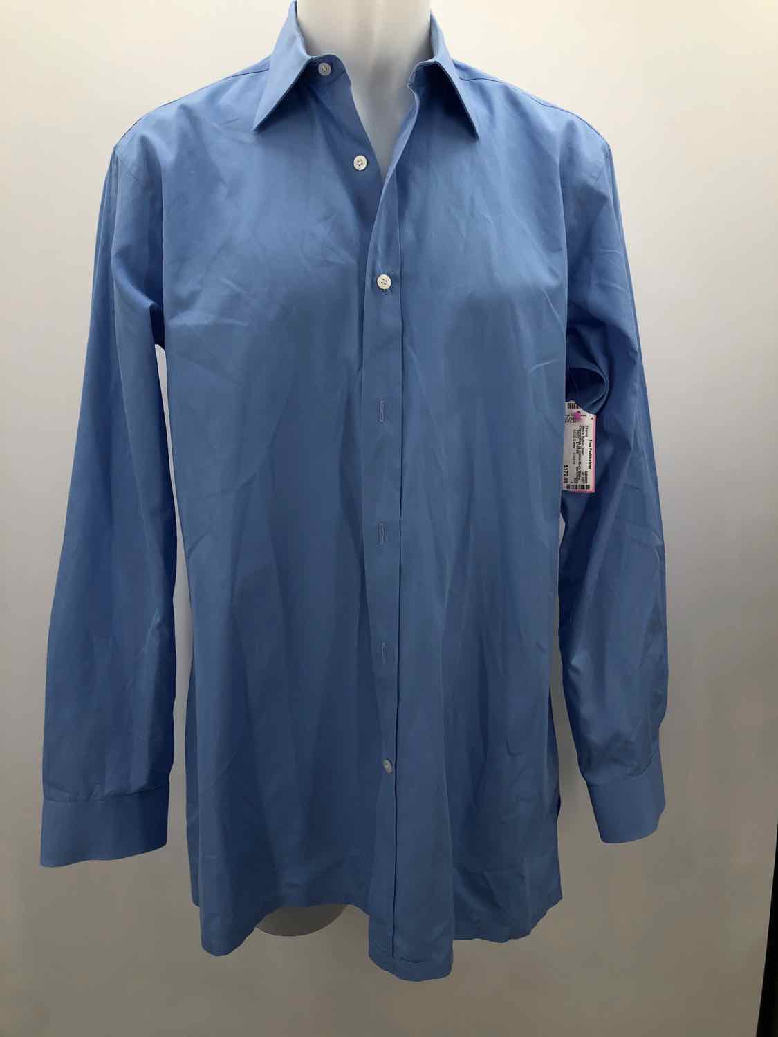 Charvet Blue XL Cotton Men's Button Down