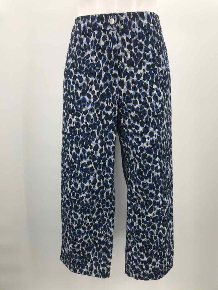 Chico's Navy Size 1.5 Leopard Casual Pants