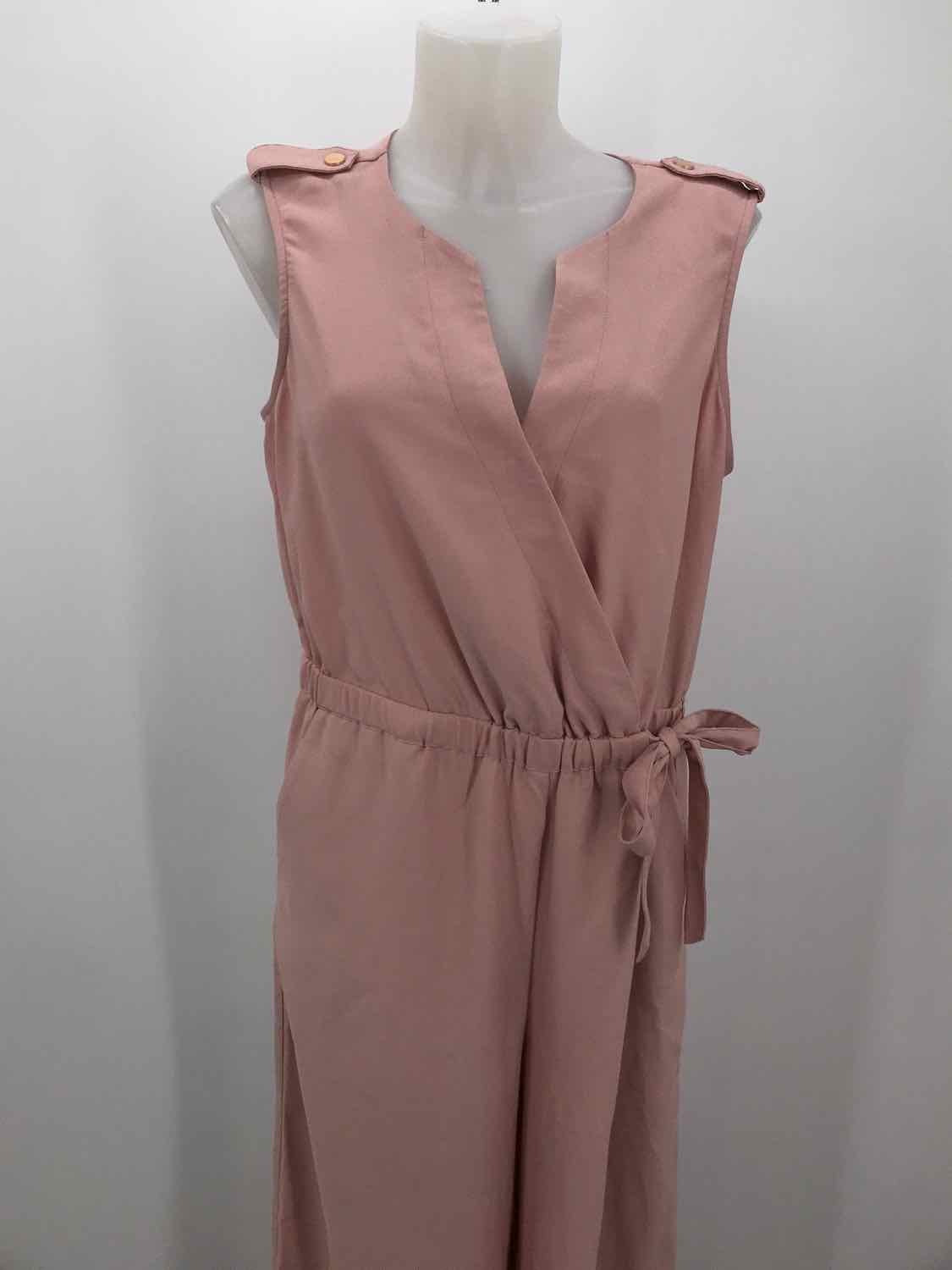 Chico's Pink Size 8 Sleeveless Jumpsuit