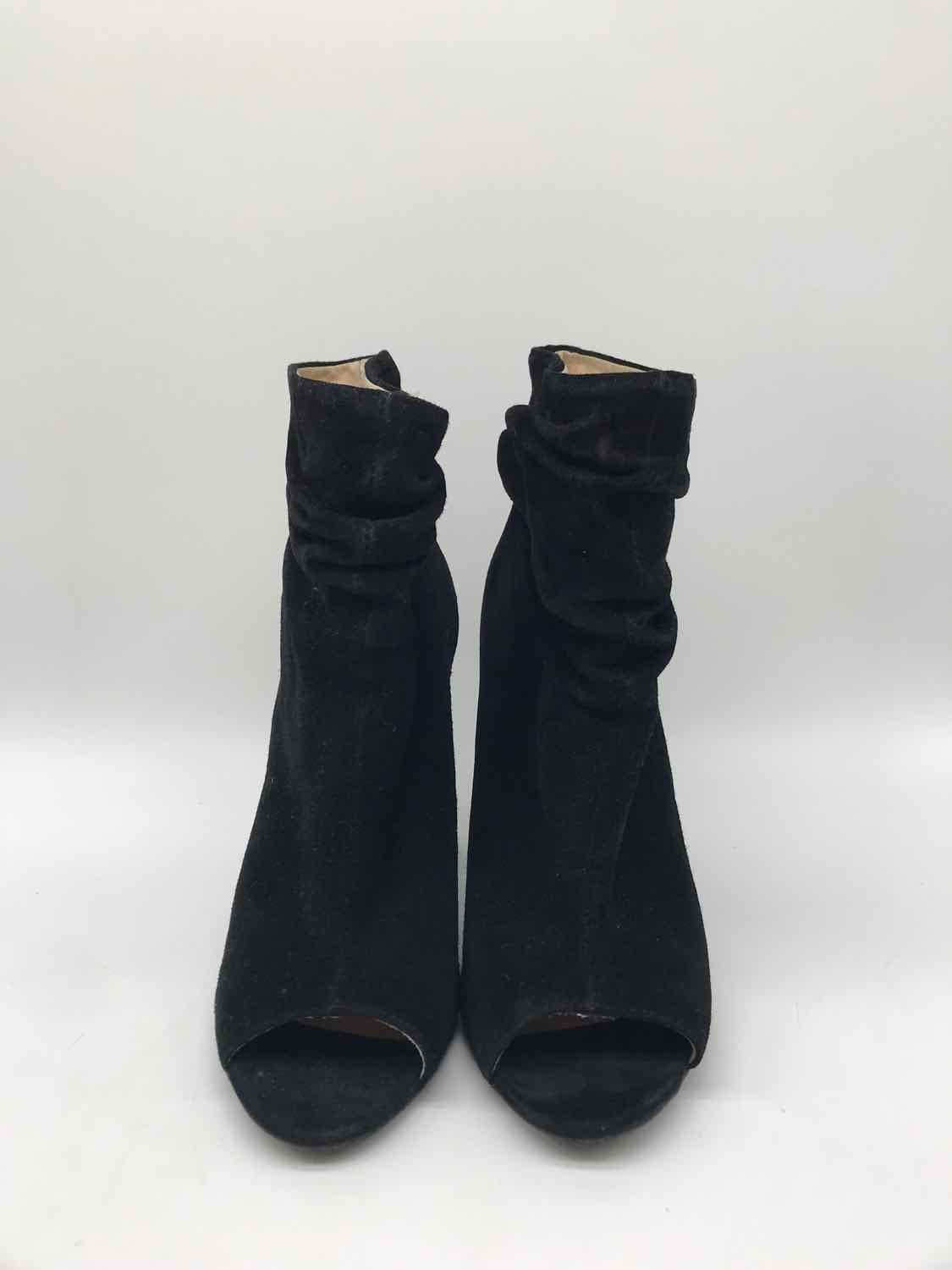 Chinese Laundry Black Size 7.5 Leather Block Heel Boots