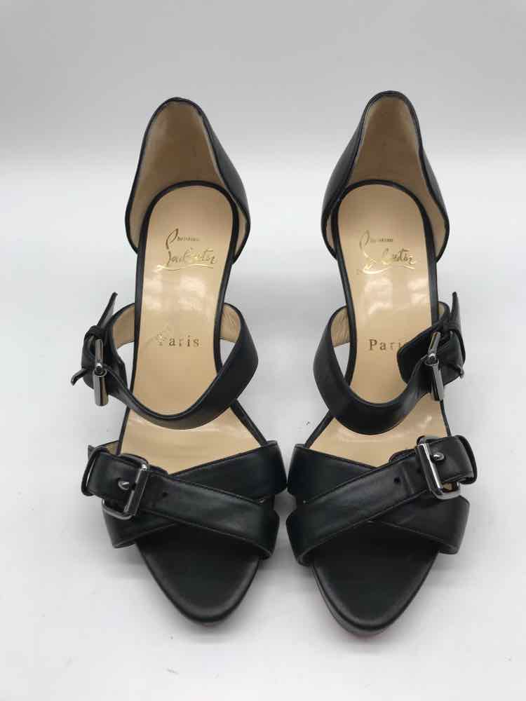 Christian Louboutin Black Size 6 Strappy Heels