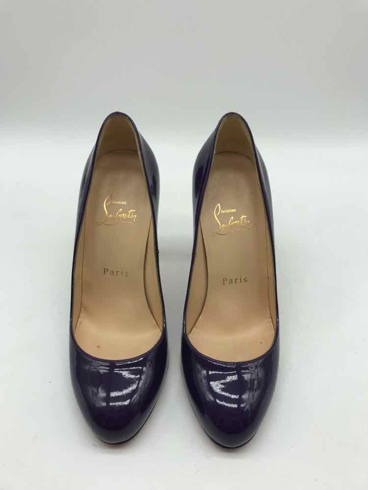 Christian Louboutin Purple Size 6 Patent Pump Heels