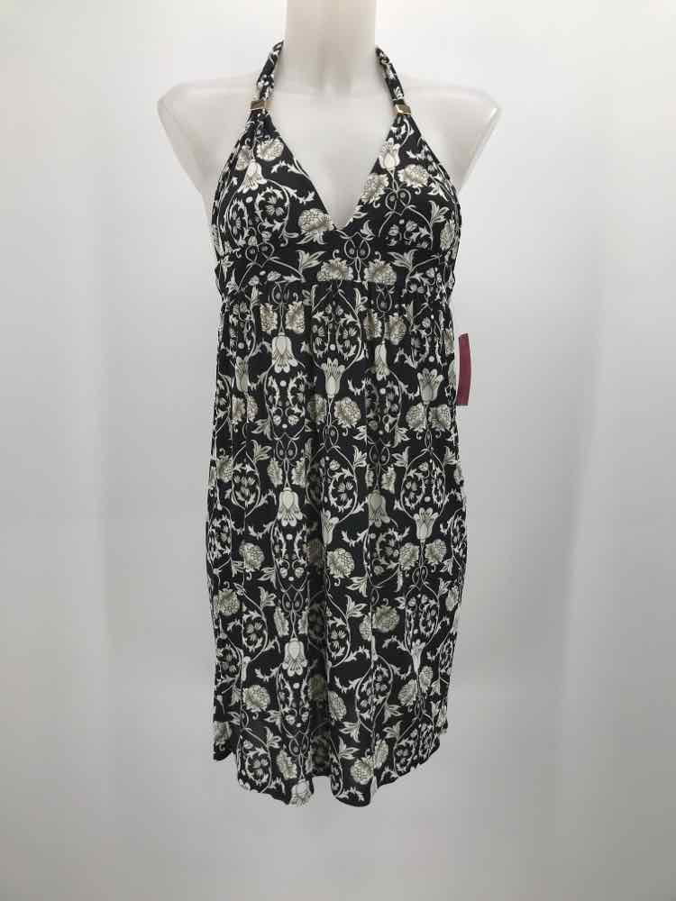 Cia.Maritima Black Size Small Printed Halter Coverup