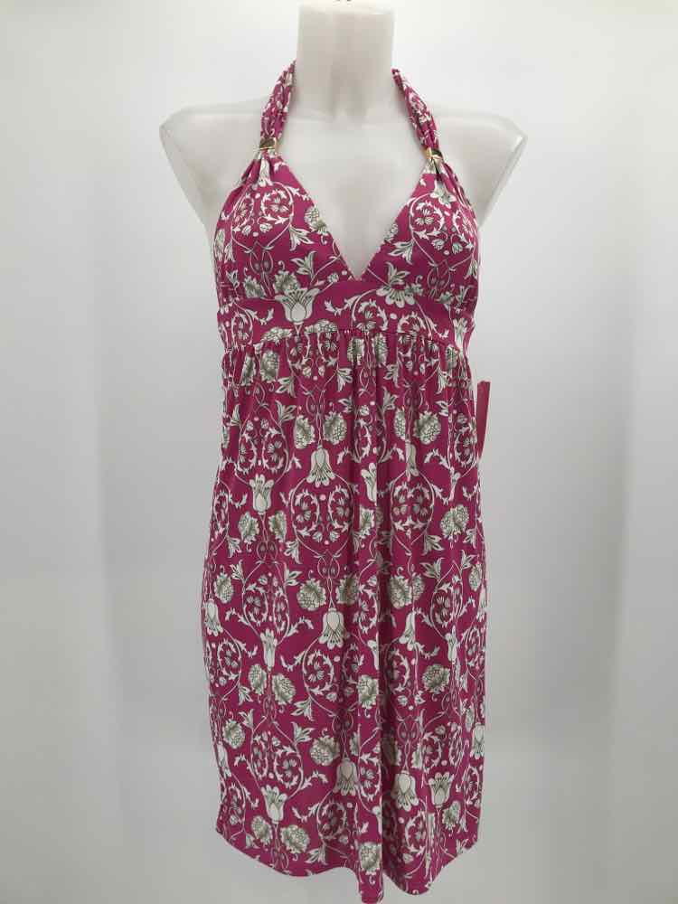 Cia.Maritima Pink Size Small Printed Halter Coverup