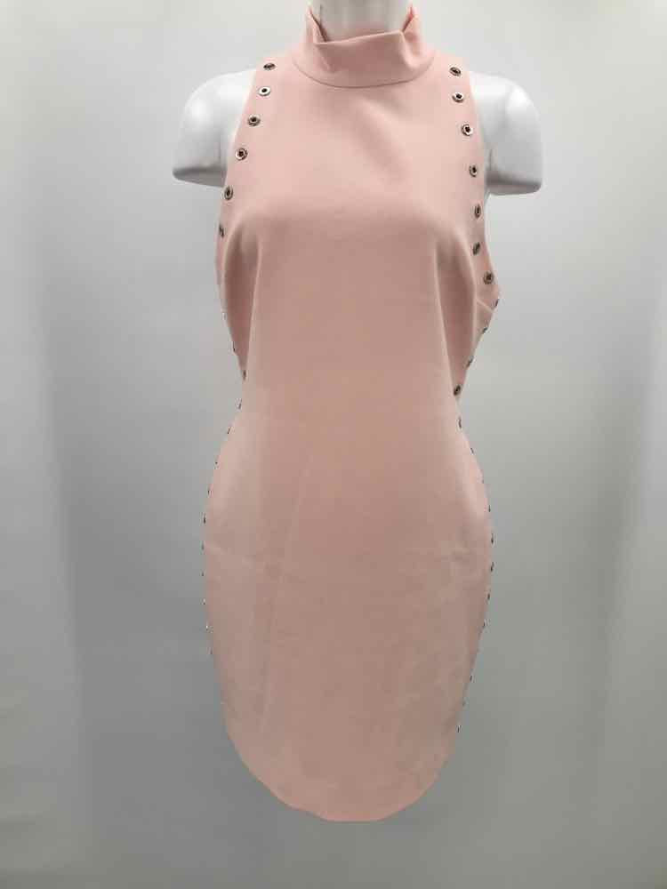 Cinq a Sept Pink Size 10 Studded Short Sleeveless Dress