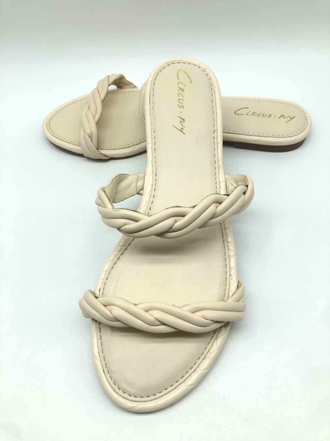 Circus NY Ivory Size 8 Braided Sandal Slip On