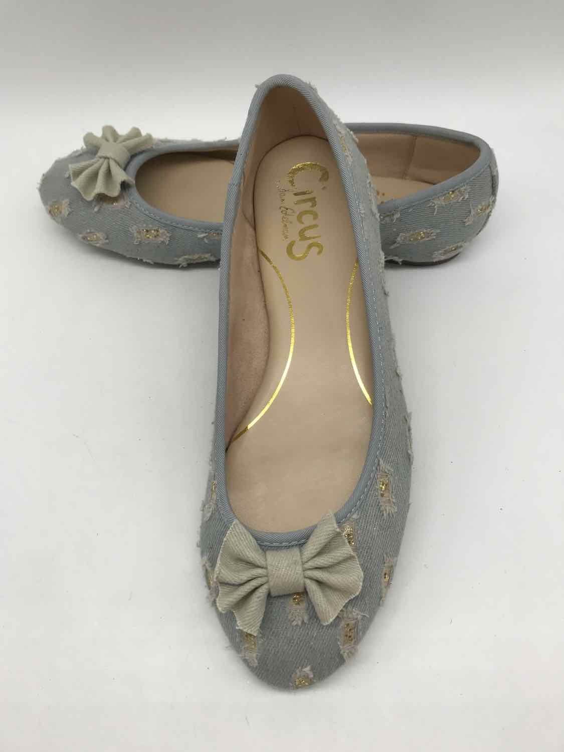 Circus Sam Edelman Blue Size 6.5 Metallic Ballet Flats