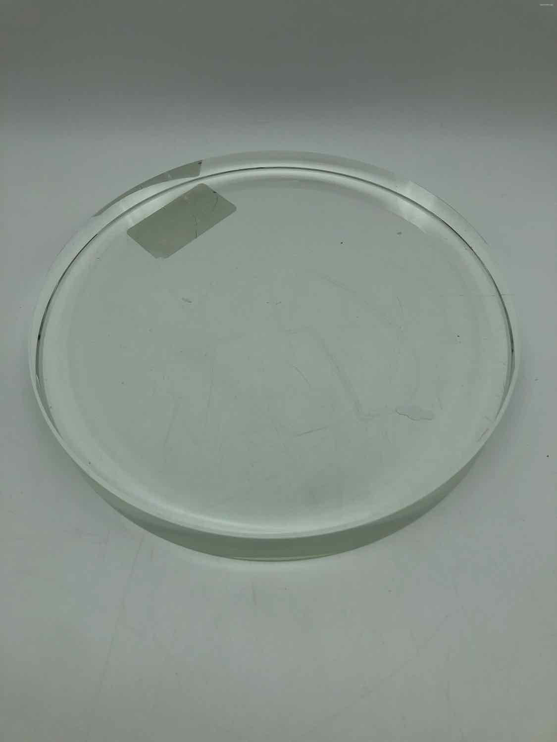 Clear Glass Disk Decorative Accessory